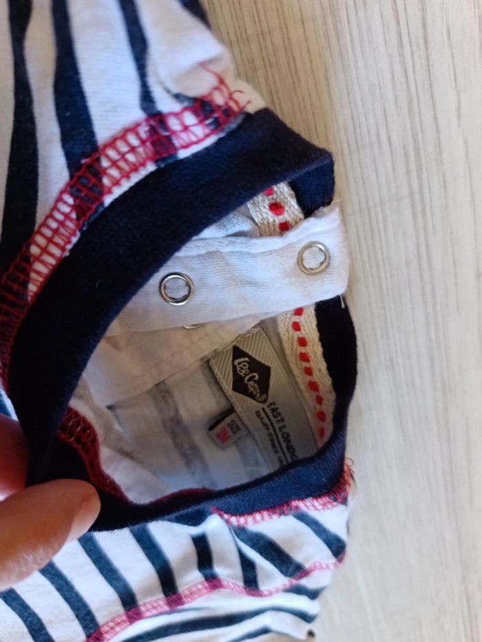 Combishort 3 mois Lee cooper bébé combi short été 62 cm - photo numéro 8