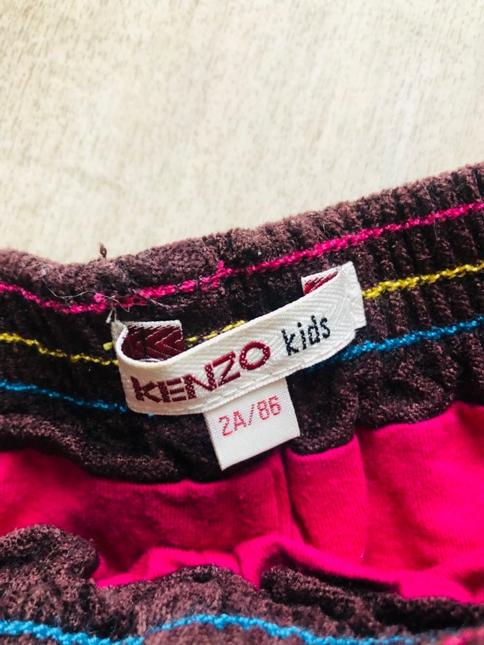 Pantalon prune fille Kenzo kids - photo numéro 4