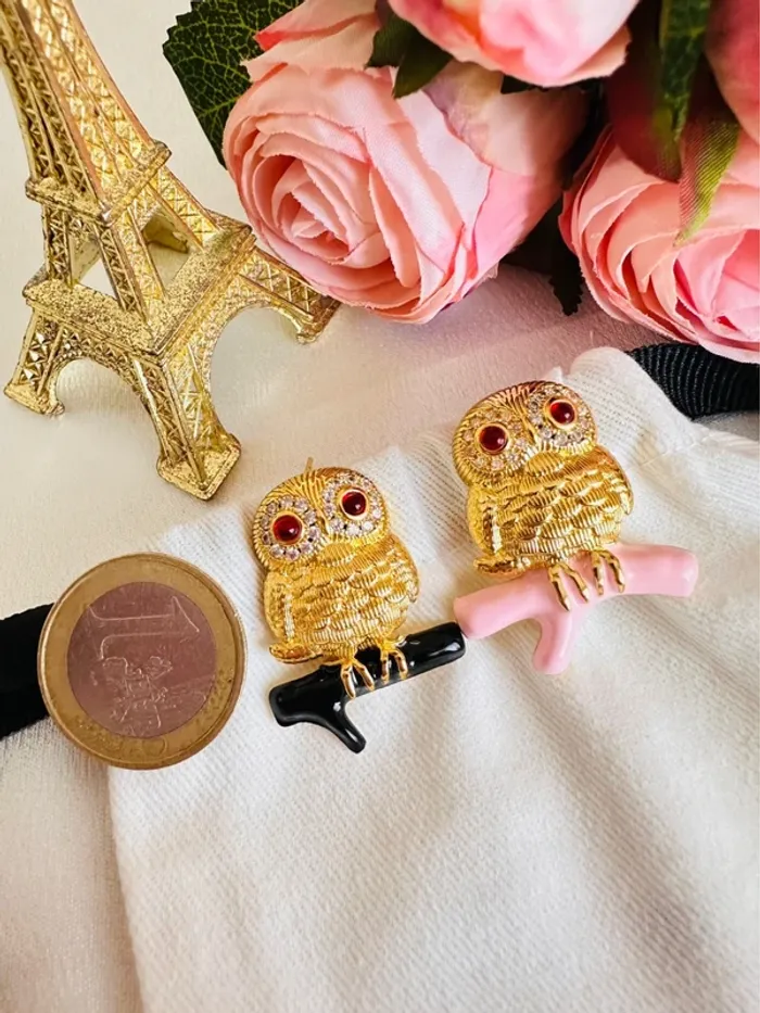 🦉 Les Veilleurs de la Nuit – Boucles d’Oreilles Hiboux - photo numéro 4