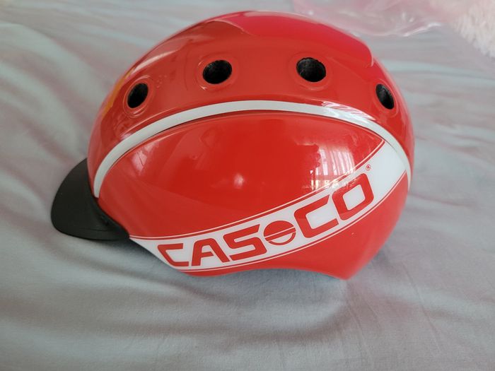Casque vélo/ski Casco enfant rouge - Taille S (52 - 56 cm) - photo numéro 2
