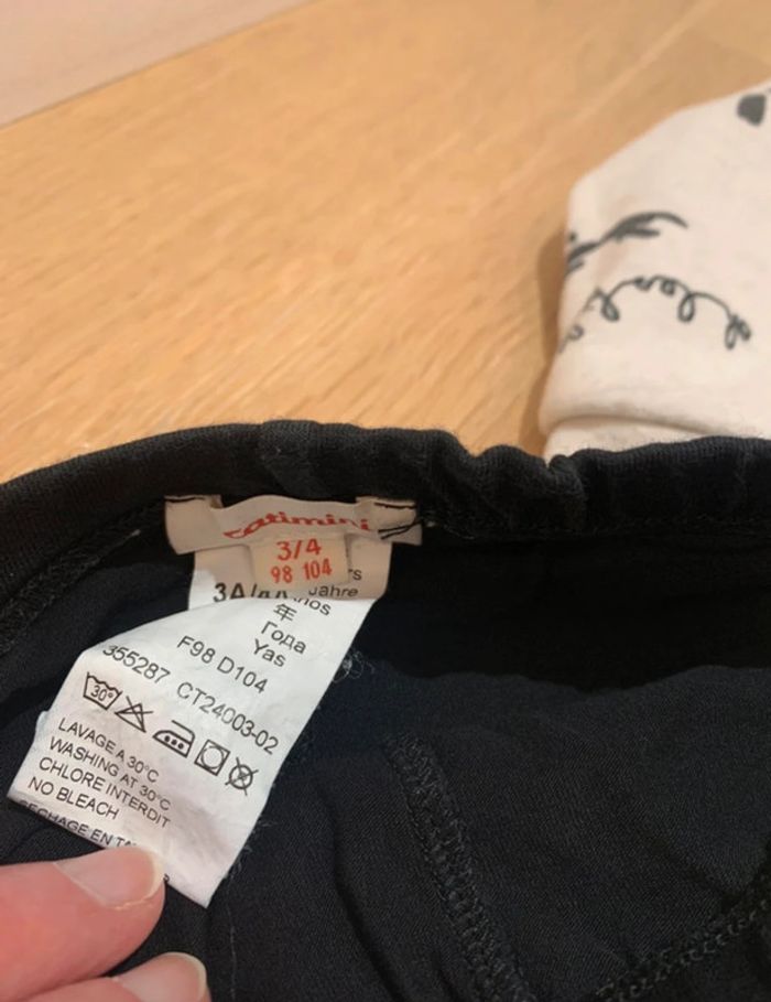 Ensemble robe et legging catimini 4 ans - photo numéro 3