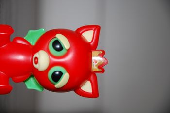 Arnold Dragon Rouge figurine Feisty Pets 2019 burger king jouet