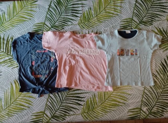Lot de 3 t-shirts fille