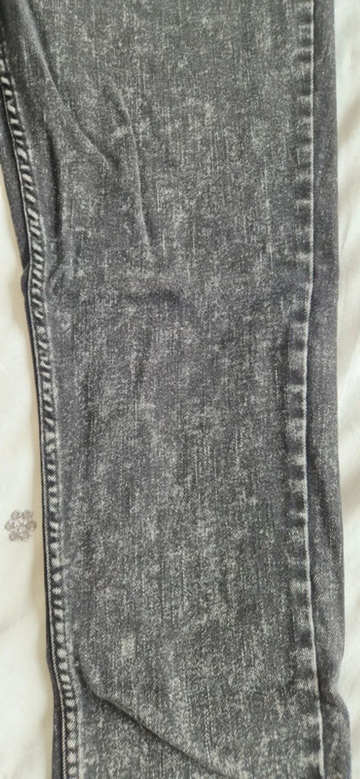 Jeans noir délavé kiabi - photo numéro 8