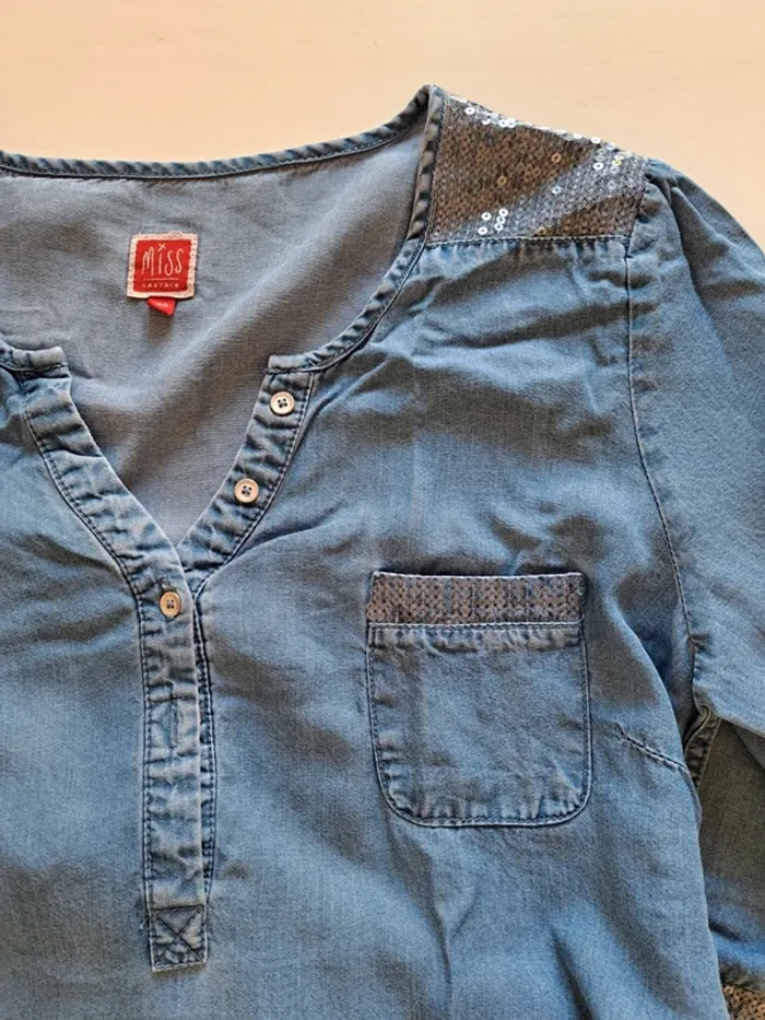 Robe très confort avec détails sequins t 40 - photo numéro 6