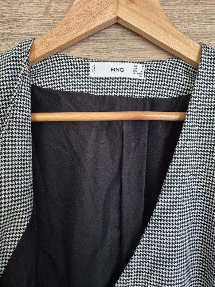 Robe carreaux motif pied de poule - photo numéro 4