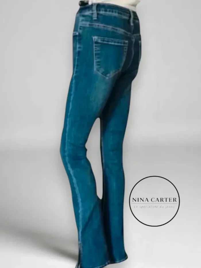 jean Nina Carter, coupe bootcut taille haute,stretch