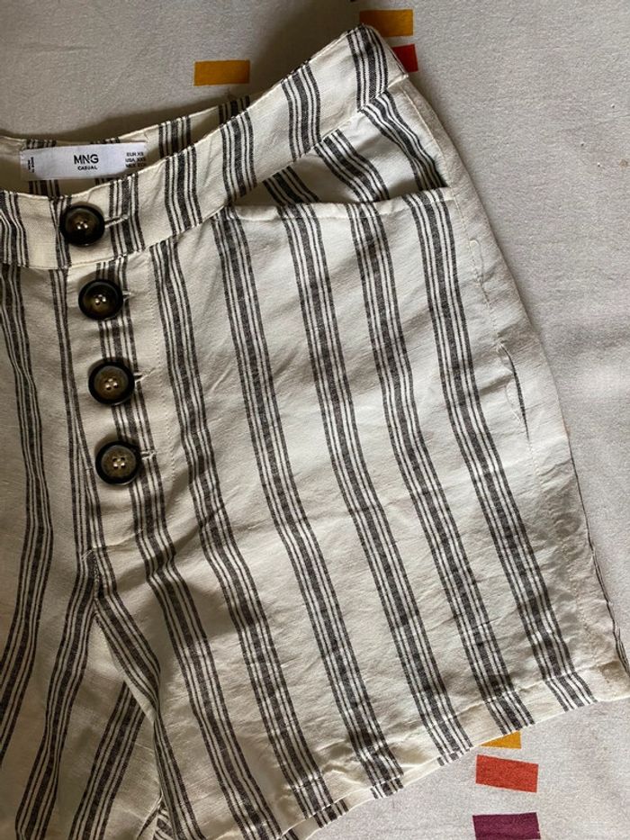 Short blanc et noir Mango - photo numéro 4