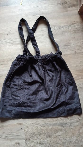 Robe à bretelles 10ans anthracite