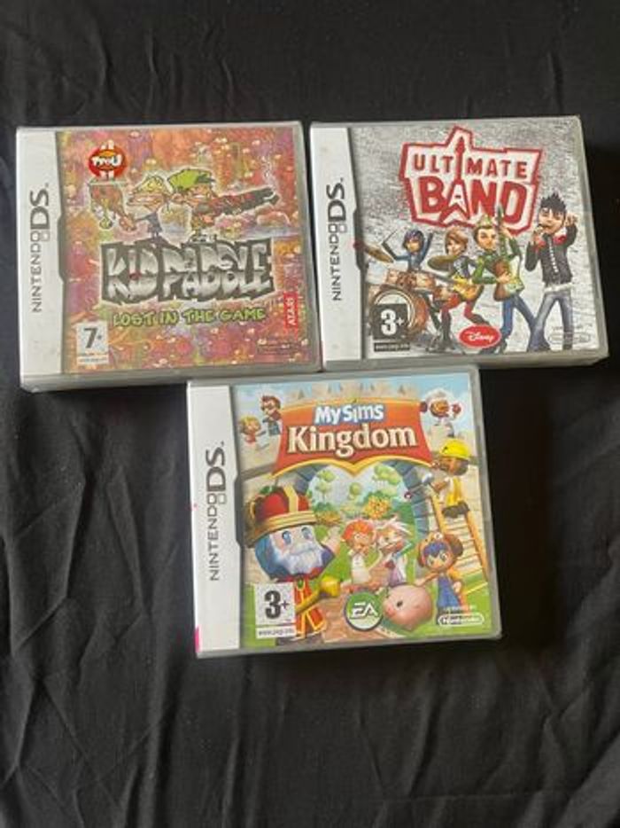 Lot de 3 jeux Nintendo DS neufs sous blister 🎮 - photo numéro 1