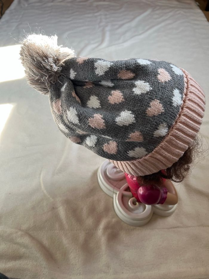 Bonnet coeur vert baudet 8 à 10 ans - photo numéro 5