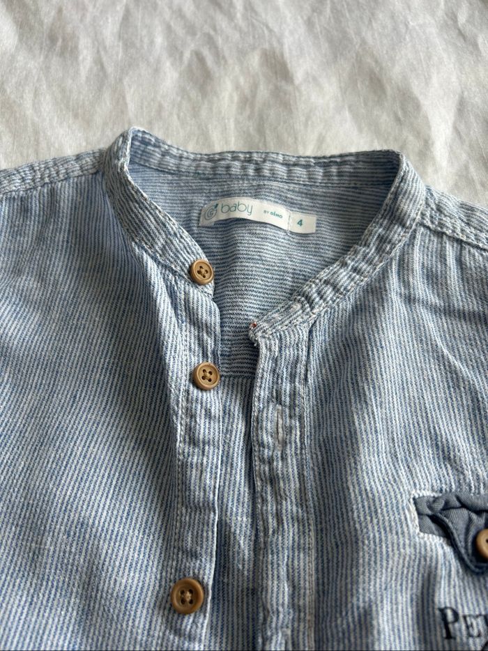 Chemise bleu « pti mec chou » - photo numéro 4