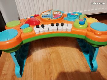 Hape – Tambourin En Bois Pour Enfant – Dès 12 Mois – Son Doux, Couleurs Vives – Instrument Musical D'Éveil