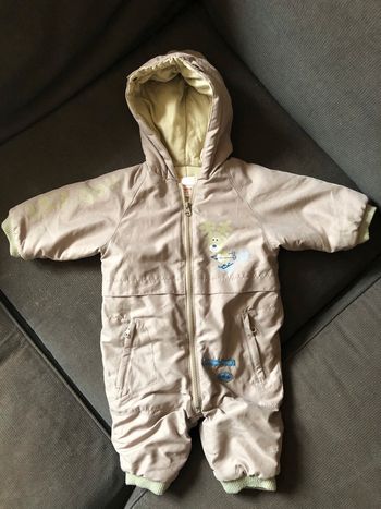 Combinaison beige 12M