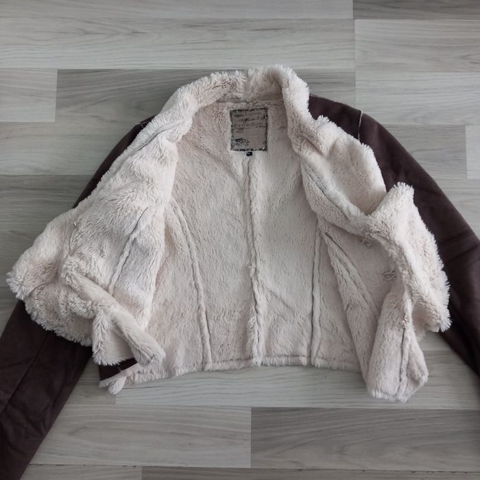 Manteau femme marron NewLook taille S - photo numéro 5