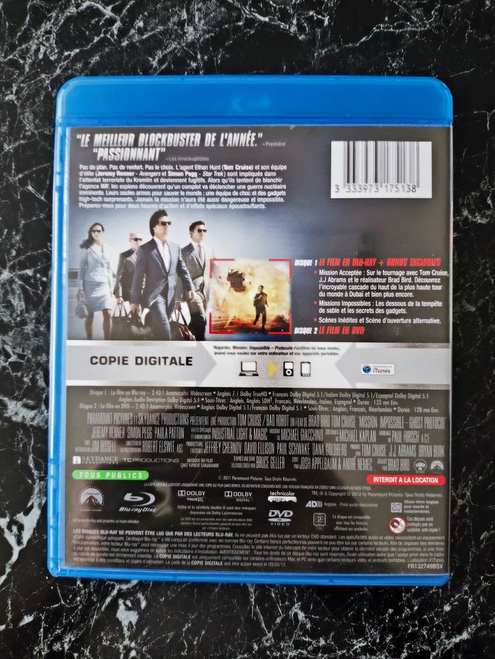 Mission Impossible : Protocole Fantôme en Blu-ray - photo numéro 2