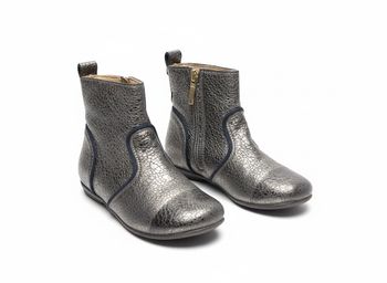 Bottes mi haute cuir doré fille 29 idéal pour les fêtes