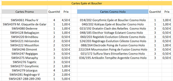 Cartes Promo Pokémon EB