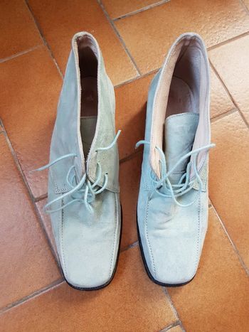 Chaussures montantes en daim
