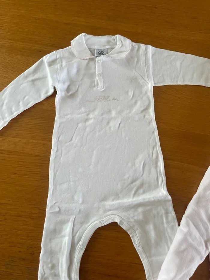 Lot 3 Pyjama coton sans pieds petit bateau 6 mois - photo numéro 5