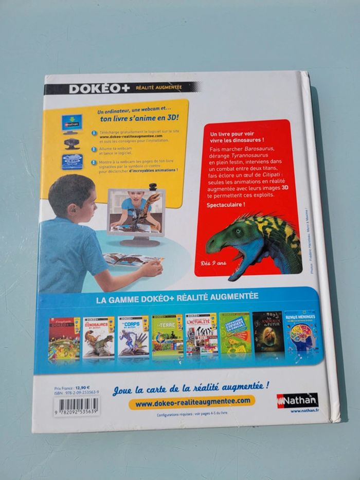 Livre Dokéo+ Réalité Augmentée : Les Dinosaures en action - photo numéro 9