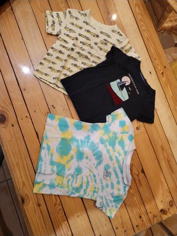Lot t-shirt colorée