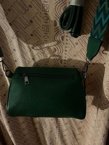 Sac a bandoulière vert foncé