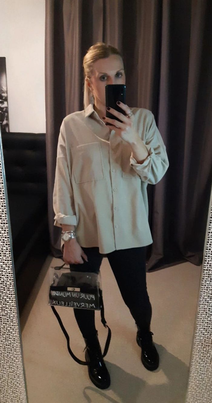 Chemise en velour
