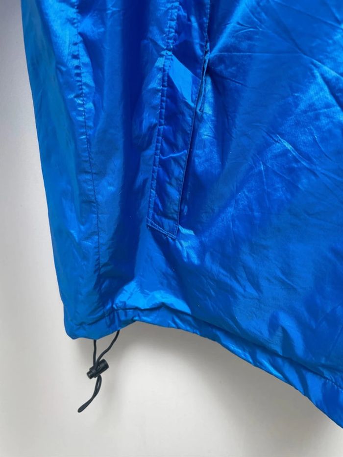 Men’s Vintage L.L. Bean Bright Blue Anorak Poncho Windbreaker Jacket Size L - photo numéro 4