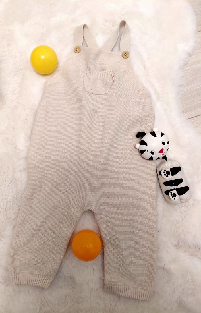 Salopette maille 12 mois