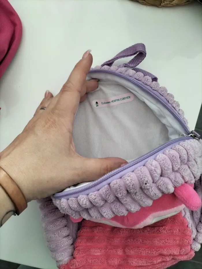Sac a dos enfant maternelle Hibou - photo numéro 4