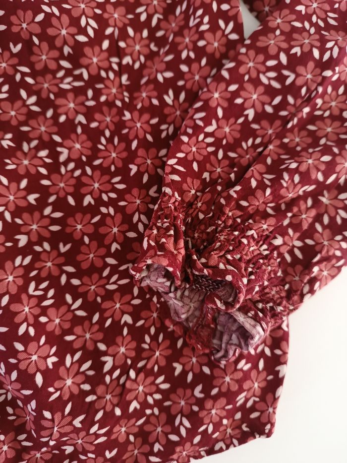 Blouse fleurie Vertbaudet 10 ans - photo numéro 4