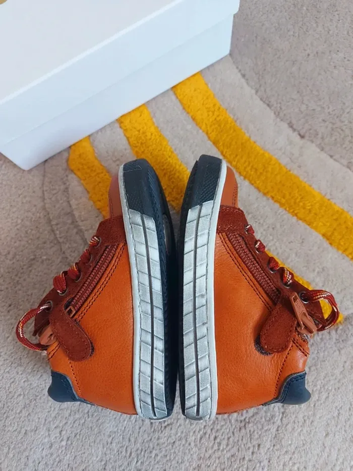 Bottines Babybotte Asissi Zip camel 22 - photo numéro 5