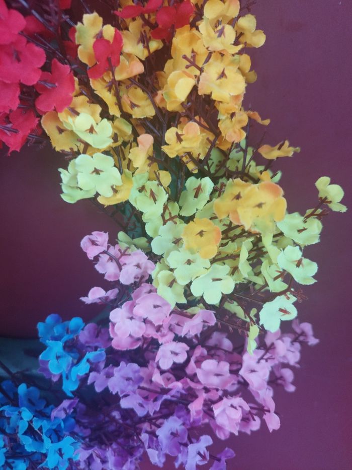Couronne de porte fleurs 25 cm - photo numéro 5