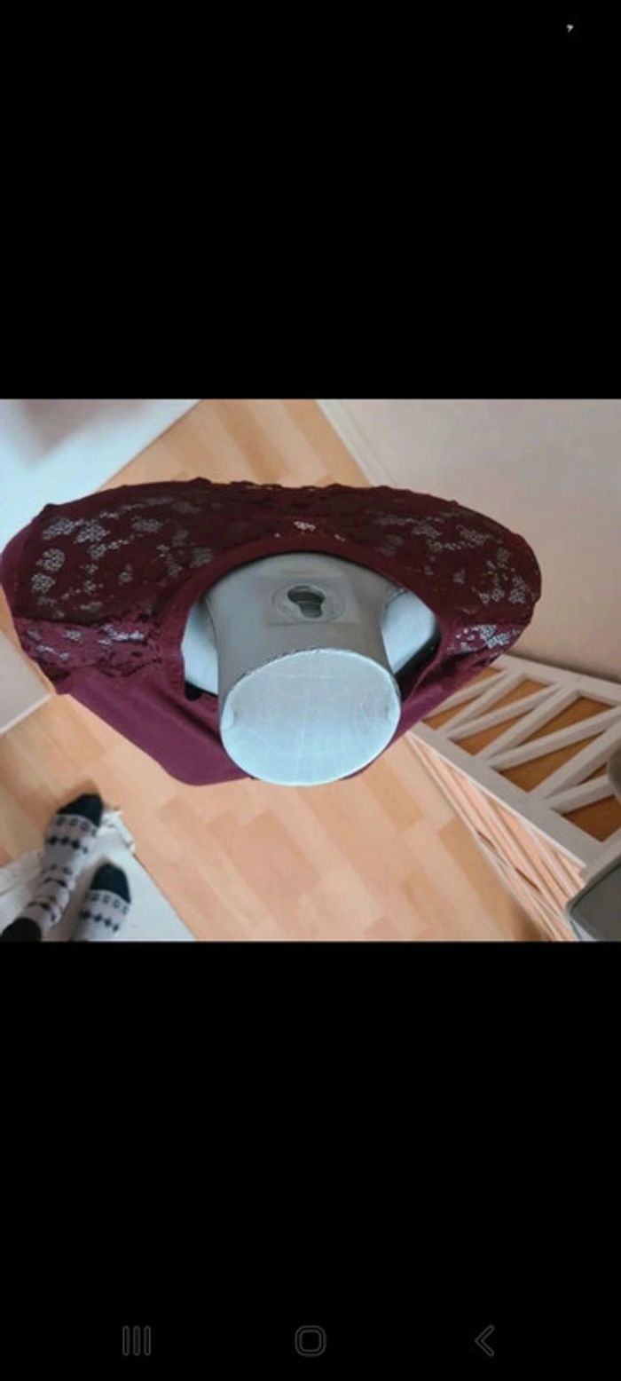 Blouse bordeaux 36/38 - photo numéro 3