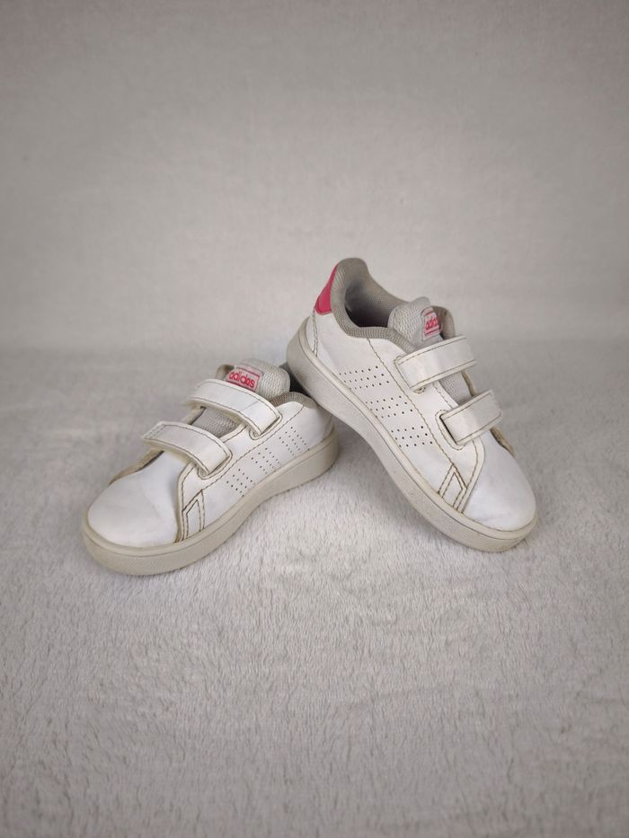 Stan Smith blanche rose Adidas fille pointure 23