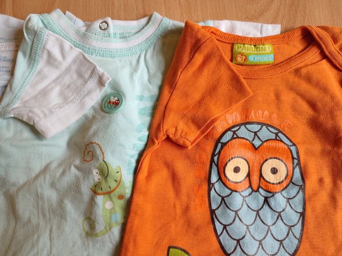 Lot de 4 barboteuses H&M en 3M - photo numéro 2