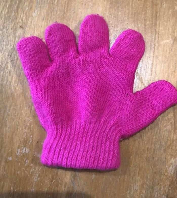 Gants rose foncé - photo numéro 2