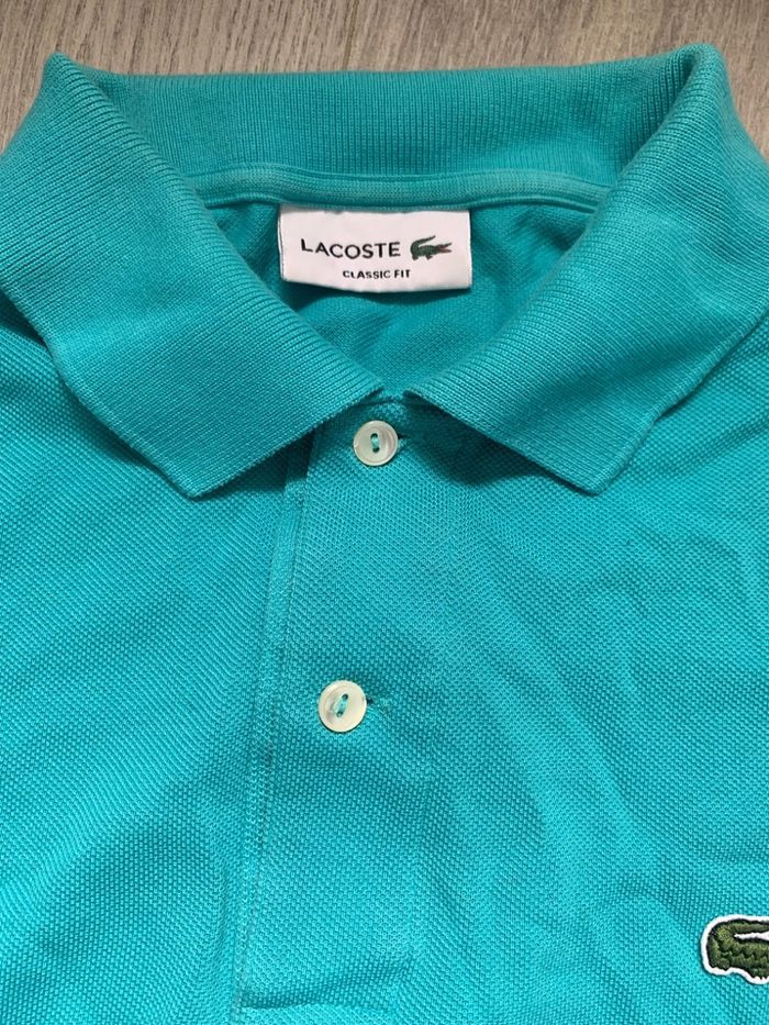 Polo Lacoste bleu - homme taille M - photo numéro 2