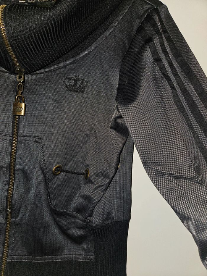 👑 Veste vintage Adidas Respect Me Missy Elliott noire T36 - photo numéro 3