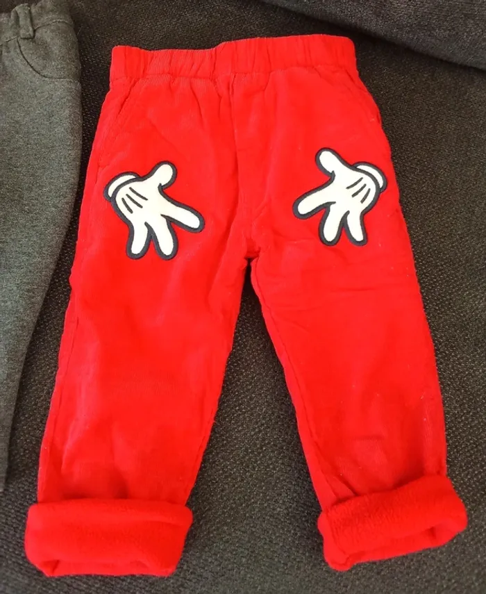 Lot 2 pantalons hiver 9/12 mois - photo numéro 2
