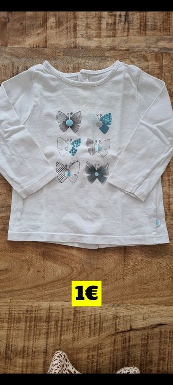 Tee-shirt manche longue 6 mois