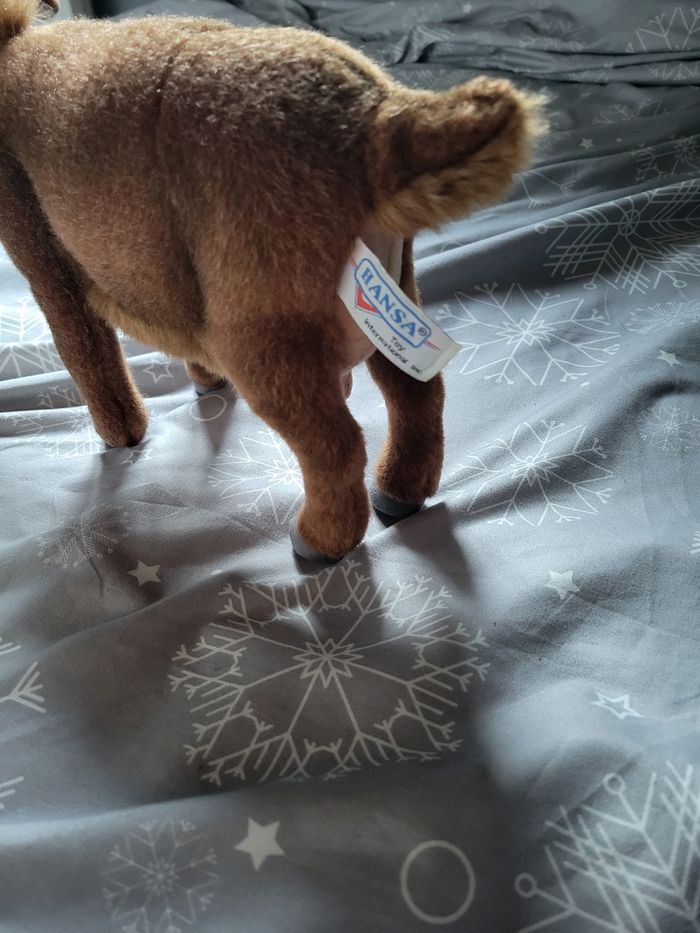 Peluche chèvre réaliste - photo numéro 2