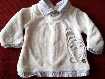 Sweat doublé garçon-fille /9-12 mois Baby club