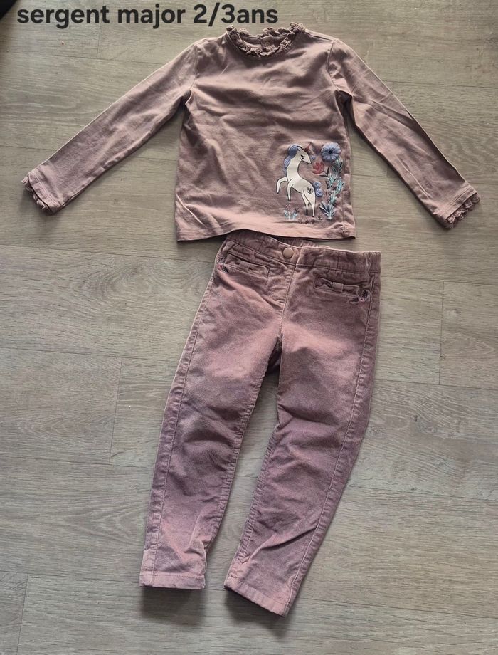 Pantalon et Tee-shirt ml sergent major