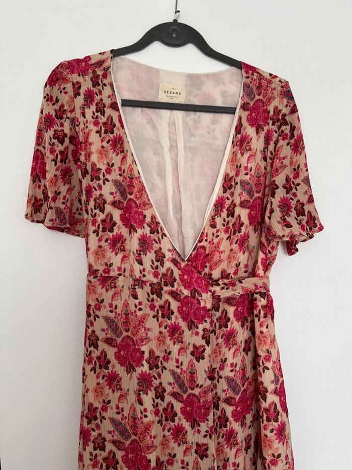 Sezane robe Sarah imprimé Doha taille 44 - photo numéro 2