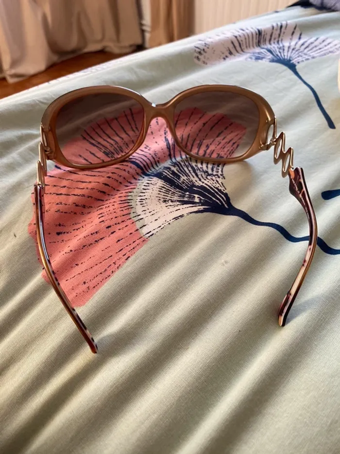 Lunettes de soleil marron Pucci - photo numéro 5