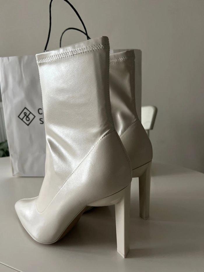 Bottines à talon blanches call it spring 41 - photo numéro 2
