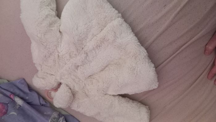 Manteau à fourrure bébé