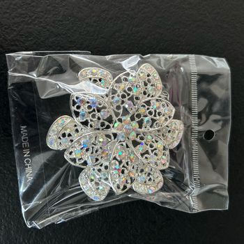 Broche  strass
